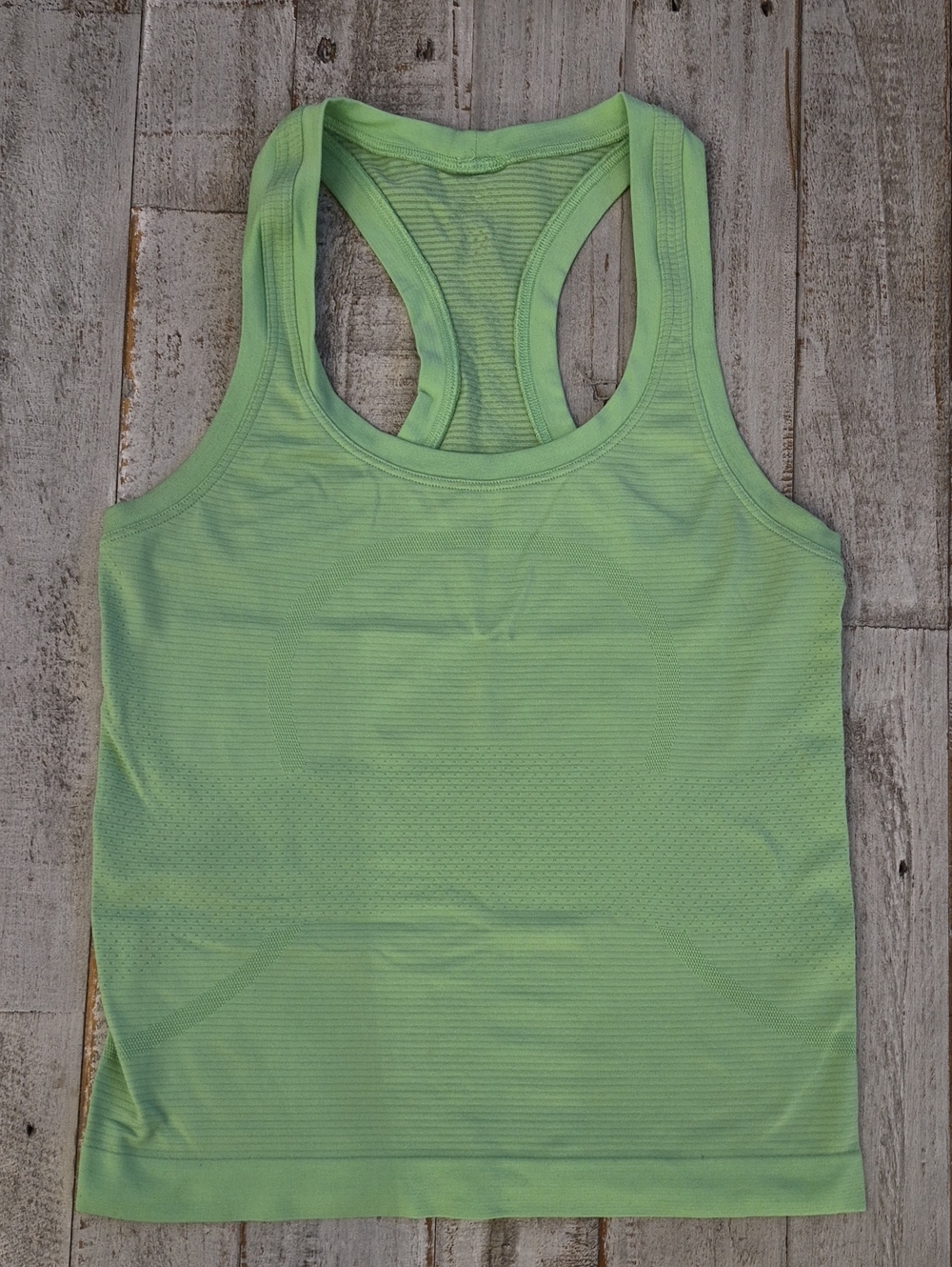 lululemon athletica Light Green Racerback Tank